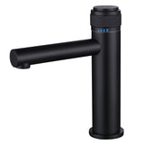 Single-handle bathroom mixer faucet with easy installation design - brass construction