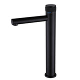 Single-handle bathroom mixer faucet - hot and cold water control