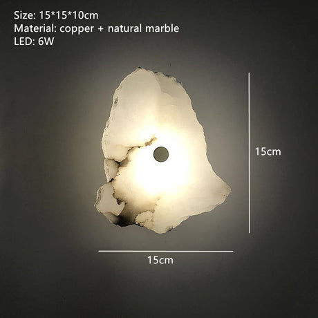 Wall Mounted Marble Light for Living Room