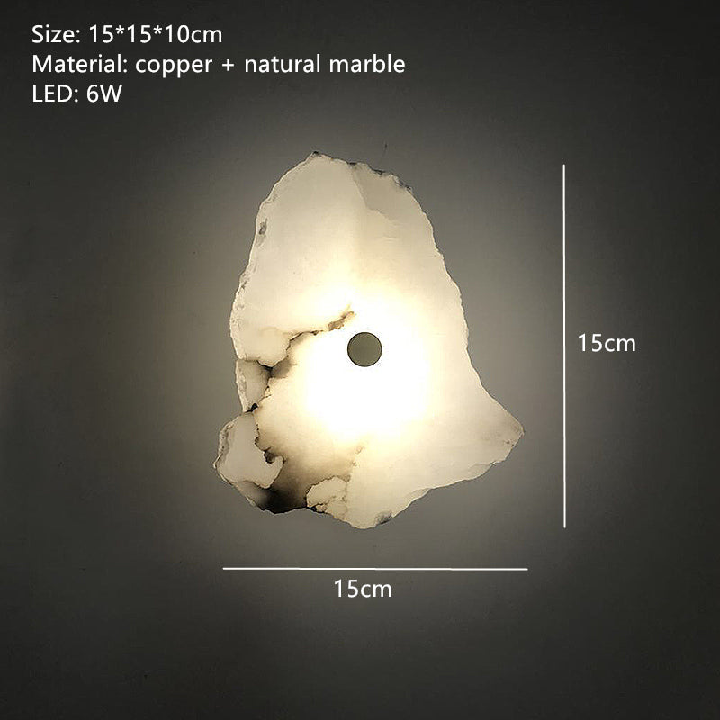 Wall Mounted Marble Light for Living Room