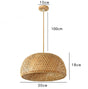 Handcrafted bamboo pendant for home decor