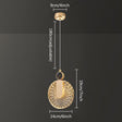 Gold Crystal Pendant Light for Dining Room and Kitchen - OpalDwell