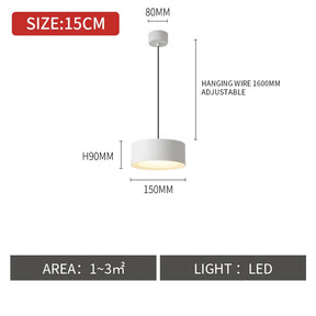 Led pendant light for bedrooms and offices