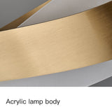 Soft LED chandelier for living space