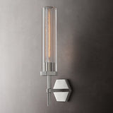 Warm glow wall sconce for living room – additional angle