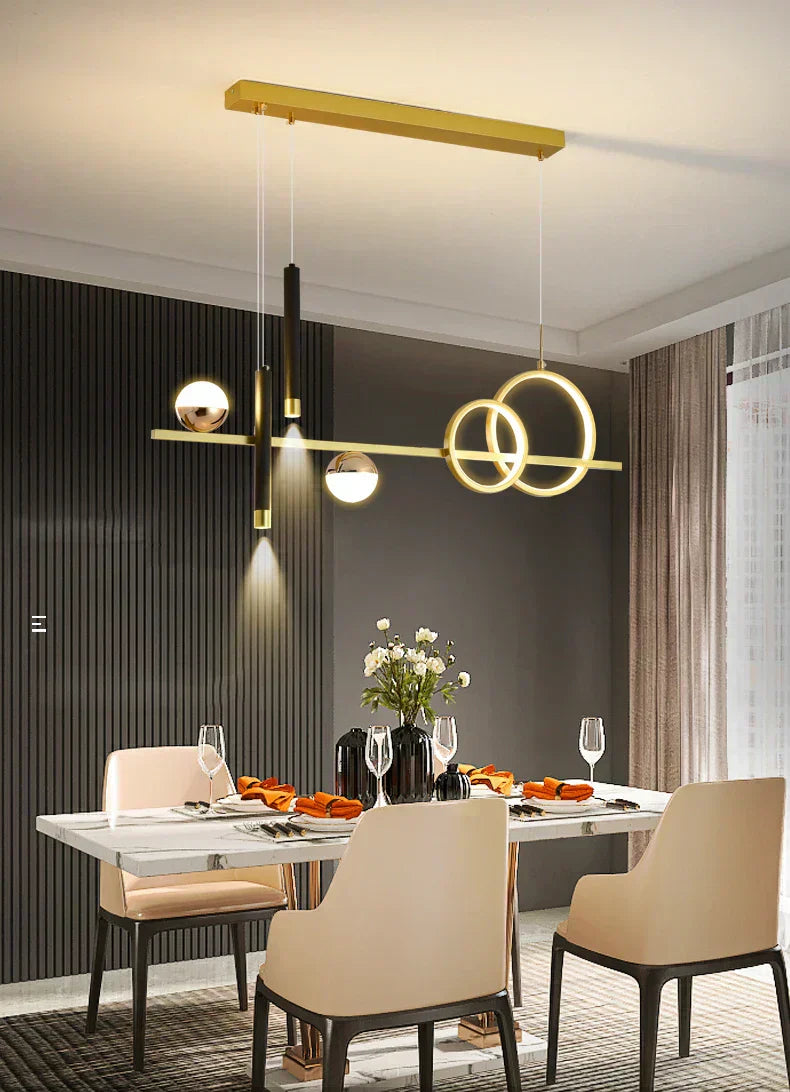 NovaLume Pendant Light – Metal Fixture for Living Room