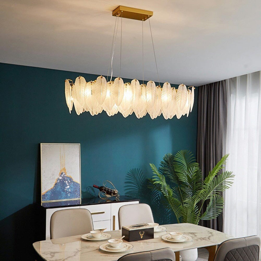 Rose gold chandelier for bedroom decor