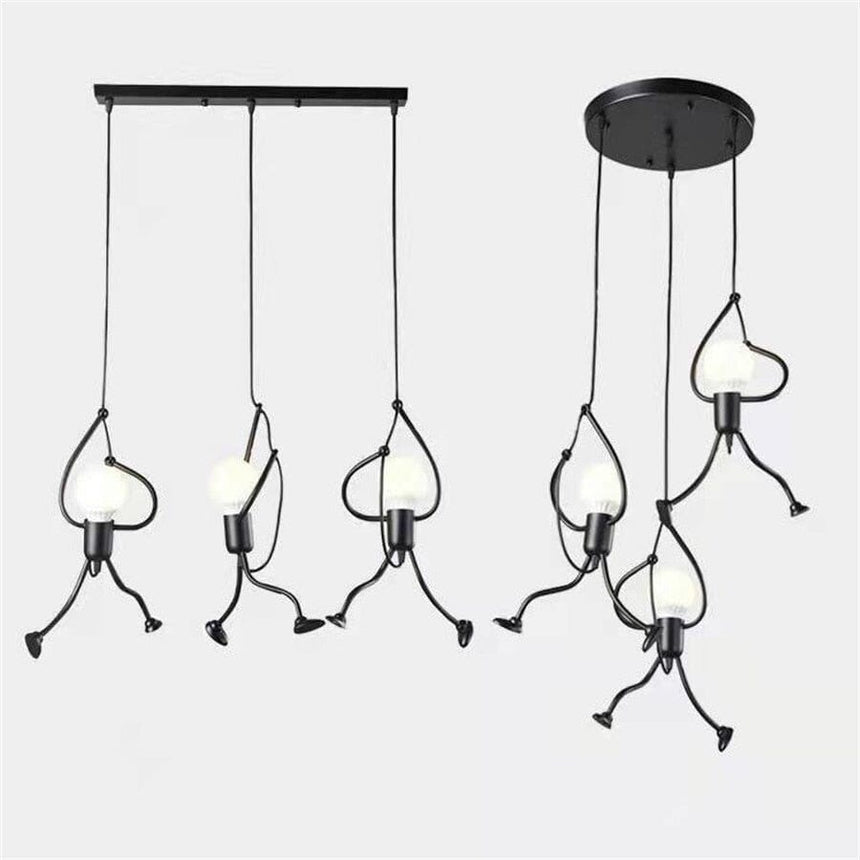 durable metal pendant light for children's room decor