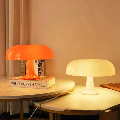 Compact table lamp with knob switch control