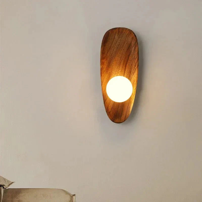 Wall mounted led sconce with warm glow