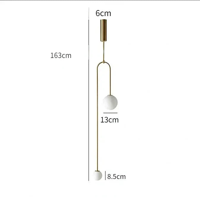 Metal pendant lamp ceiling mount detail