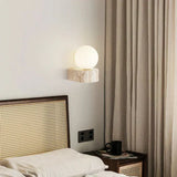 Glass wall lamp for modern accent piece