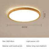 Wood ceiling light warm ambient glow view