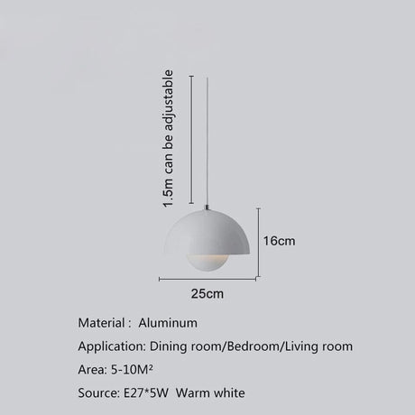 Iron Wilson Pendant Light for Bathroom