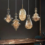 Geometric Star Pendant Light for Living Room