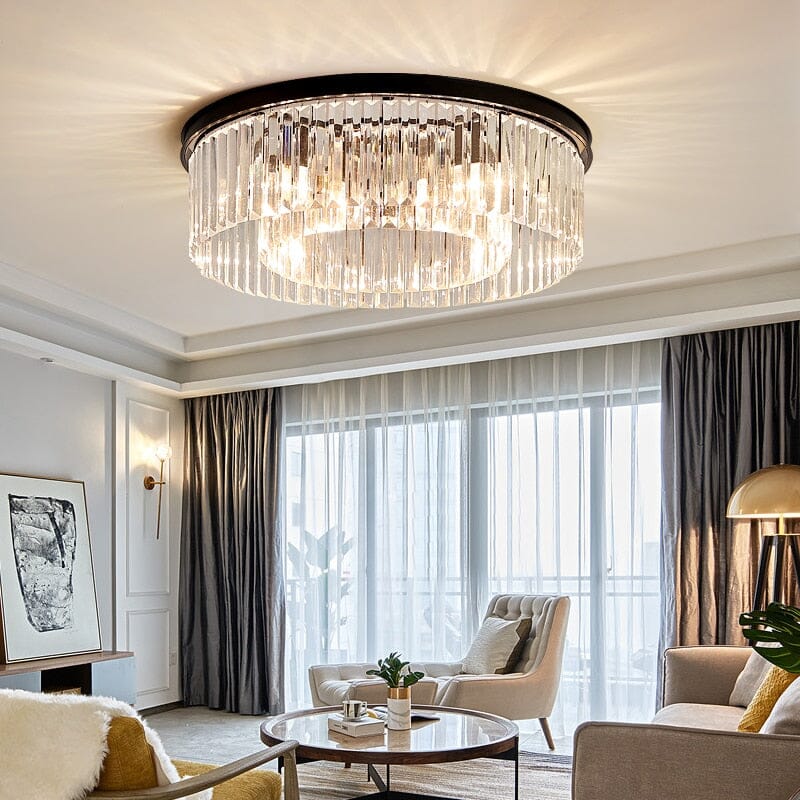 Crystal chandelier for home decor enthusiasts
