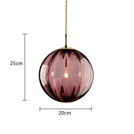 Glass and Iron Bubble Glass Pendant Light for Contemporary Living Spaces | OroDwell