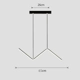 Marlow aluminum pendant light full view