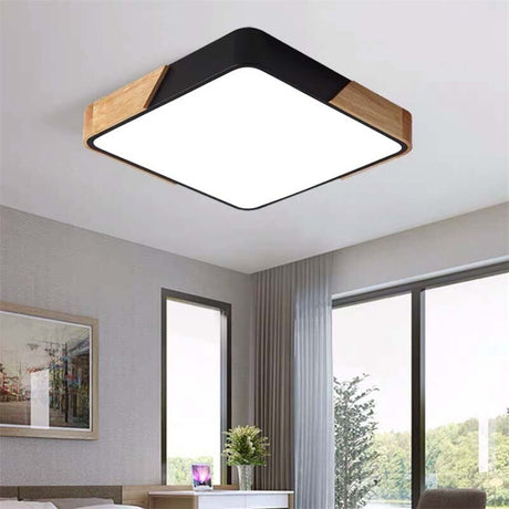 Wood Chandelier Rustic Minimalist Interior Accent