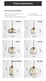Pendant lamp installed above dining table