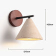 Travertine stone wall light