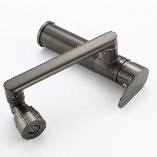 Single-hole swivel bathroom faucet - ceramic disc valve