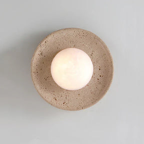 Travertine Wall Sconce for home decor