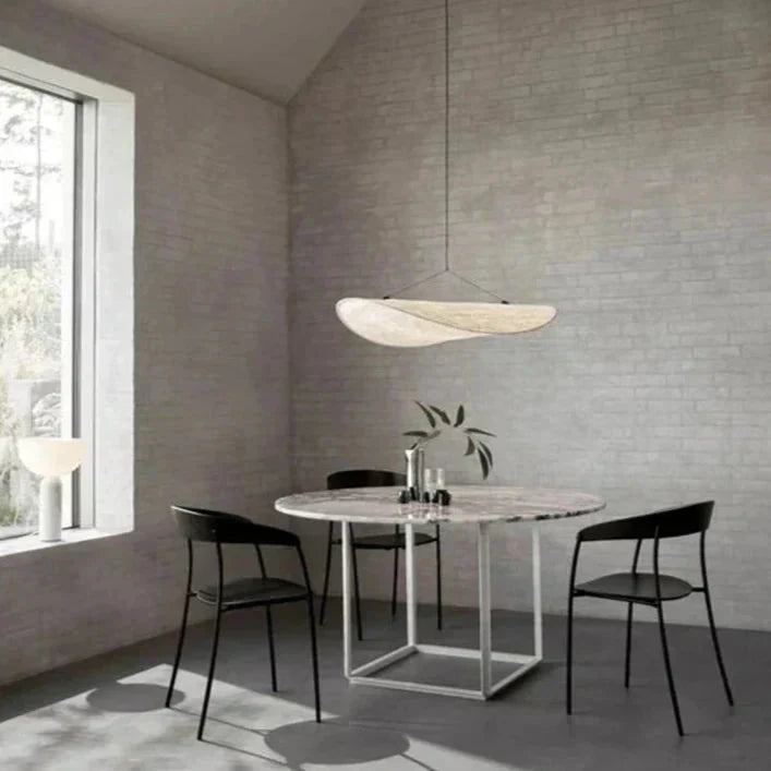 Chip-Pattern Pendant Light Soft Diffused Glow - OpalDwell