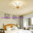 Blossom Crystal Ceiling Lamp Full View