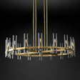 Maribel Chandelier - Iron and Glass Construction Detail