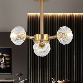 Semi-Flush Mount Chandelier for Bedroom