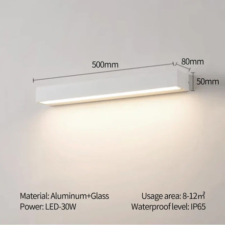 Wall Lamp Slim Profile Aluminum Design
