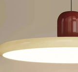 Cream Pendant Lamp with Eye-Friendly LED Glow