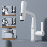 Pull-out kitchen faucet for small kitchen spaces