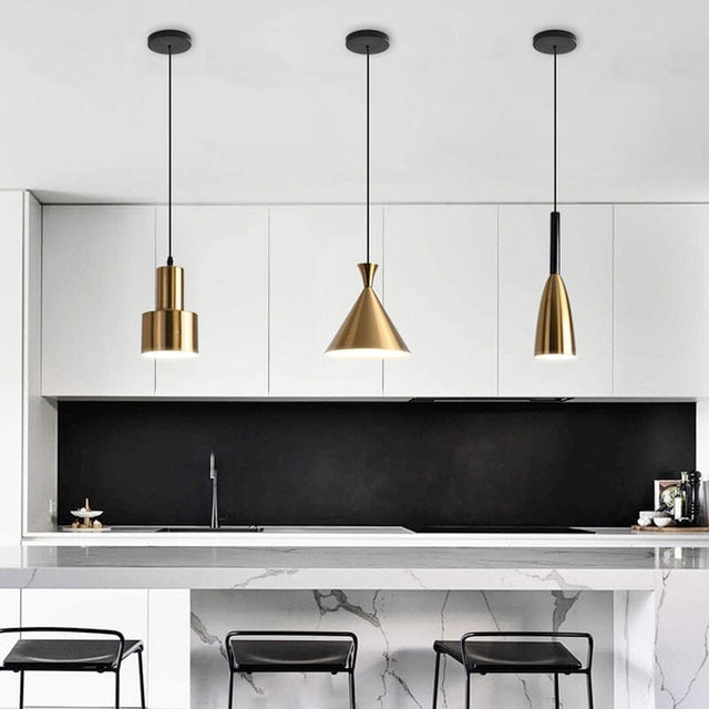 Polished chrome chandelier with soft ambient glow