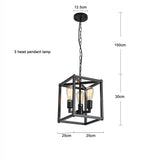 Iron Chandelier for Living Room Accent Decor