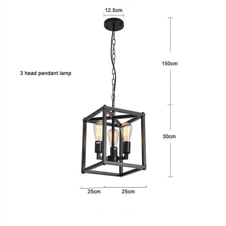 Iron Chandelier for Living Room Accent Decor