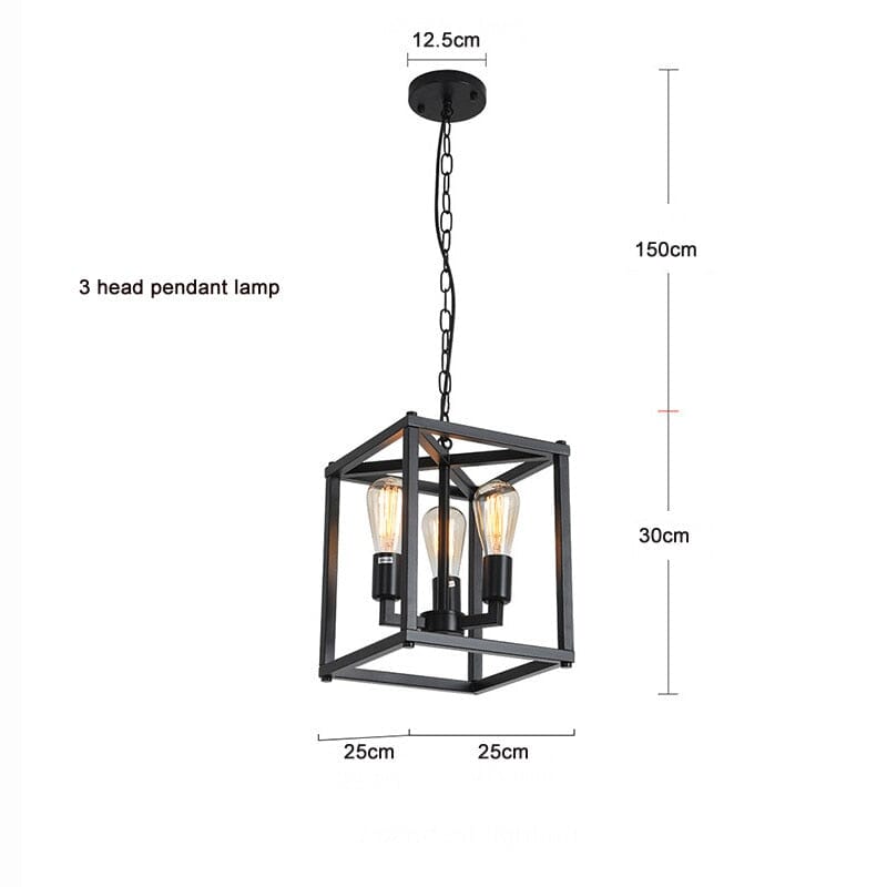 Iron Chandelier for Living Room Accent Decor