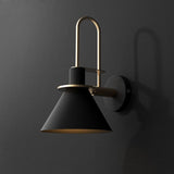 Metal lighting fixture close-up