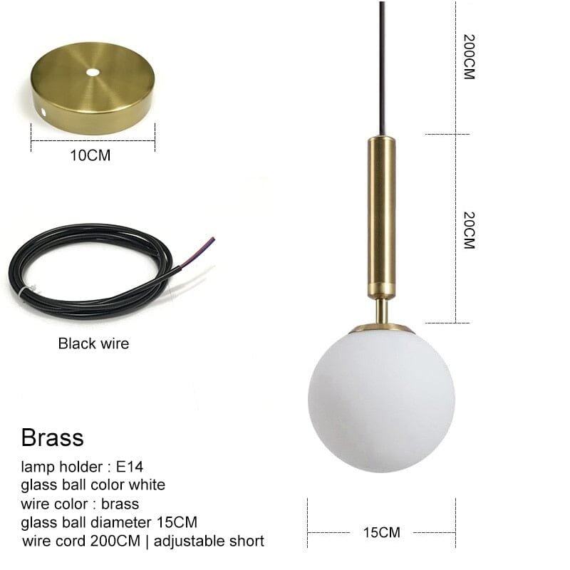 Aluminum pendant light additional view warm ambient glow detail