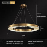 Warm LED pendant light for commercial venues