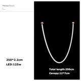 Lyra Dome LED Postmodern Gold Chrome Elegant Ceiling Light - OpalDwell