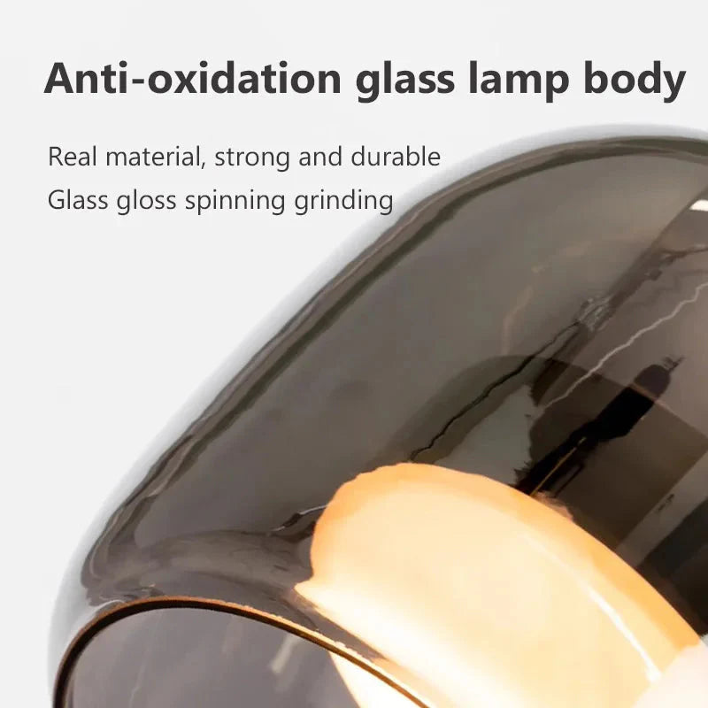 Nordic Glass LED Pendant Warm Ambient Glow