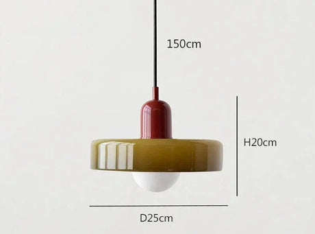 Glass Pendant Light Decor Statement Piece