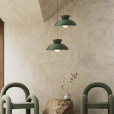 resin pendant light with cream finish for living room decor