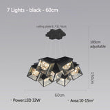 Acrylic Chandelier Flush Mount Installation Design