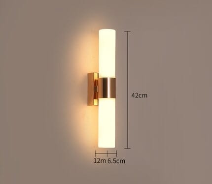 Modern wall light with up down glow