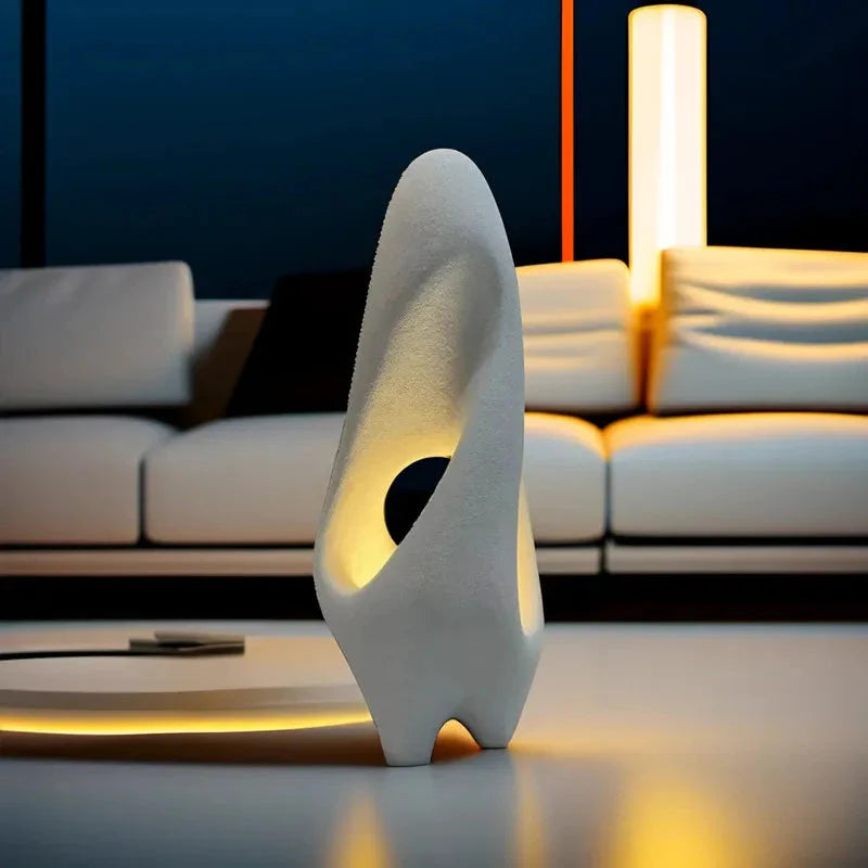 Modern LED Floor Lamp with Dual Light Sources