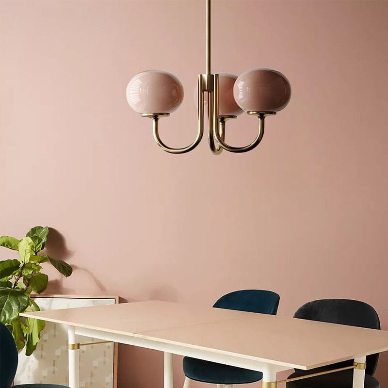 Aviana Glass Pendant Light lifestyle scene – office | OroDwell