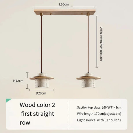 Textured Stone Pendant Lamp for Modern Interior